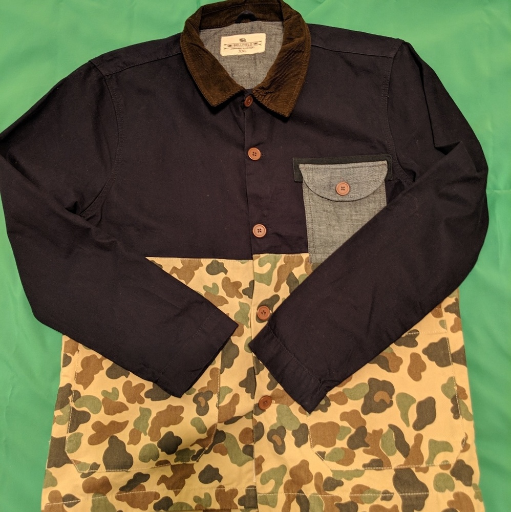 NWOT Bellfield field jacket sz XXL *fits like XL*